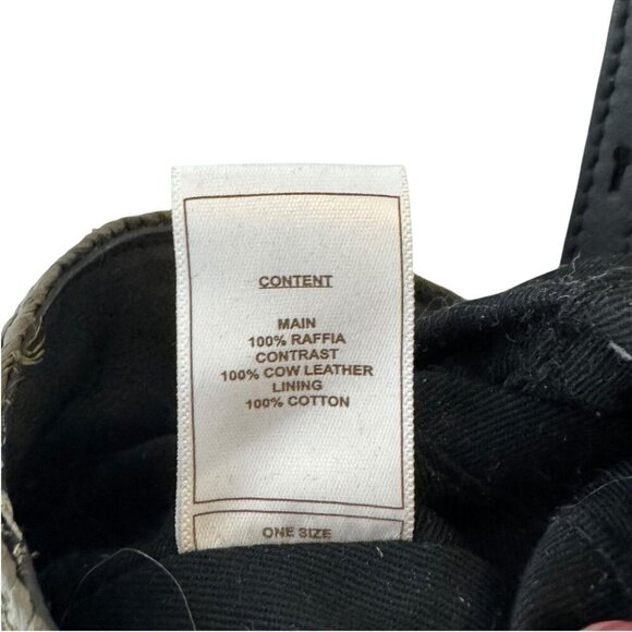 Helen Kaminski x Albus Lumen figura leather trimmed raffia handbag - Picture 12 of 13